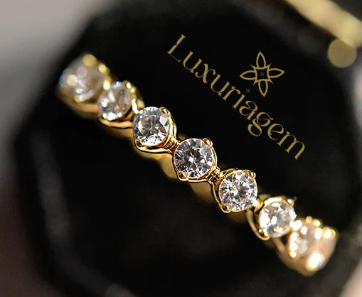 Spring Qiaoer 925 Silver Diamond Wedding Ring