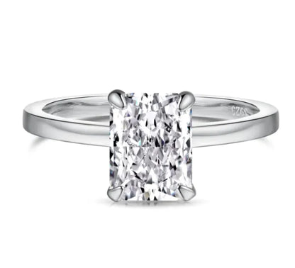 S925 Sterling Silver Geometric Ring