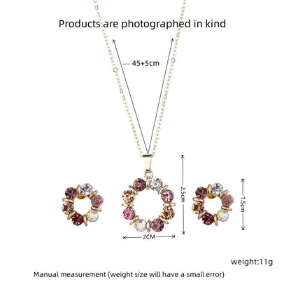Eternal Circle of Light Jewelry Set