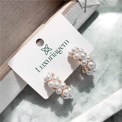 Minimalist 925 Silver Pearl Earrings for Women