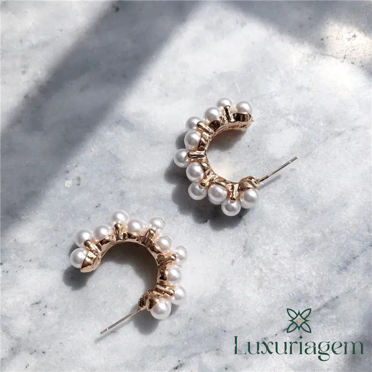 Minimalist 925 Silver Pearl Earrings for Women