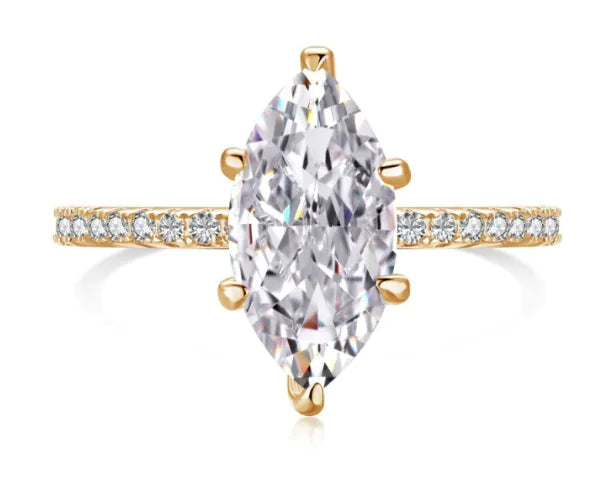 S925 Sterling Silver Geometric Ring