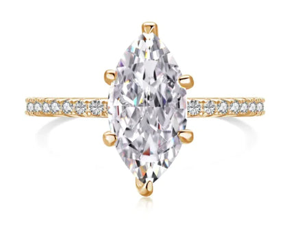 S925 Sterling Silver Geometric Ring