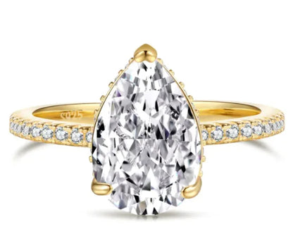 S925 Sterling Silver Geometric Ring