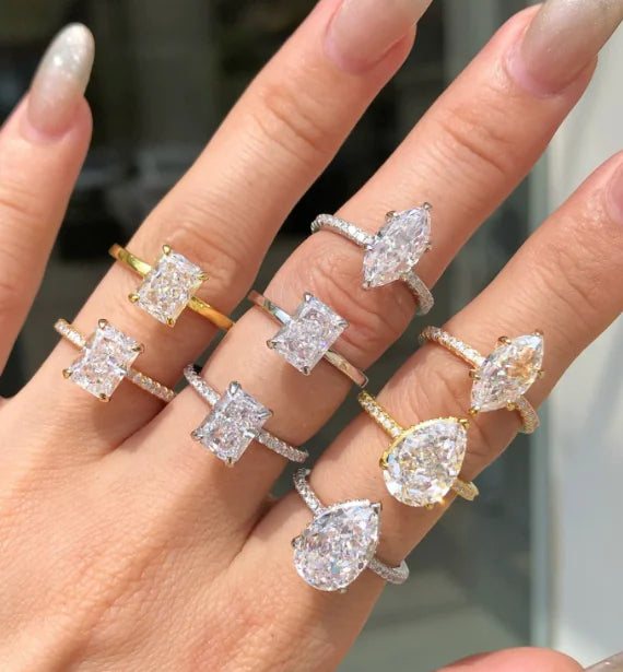 S925 Sterling Silver Geometric Ring