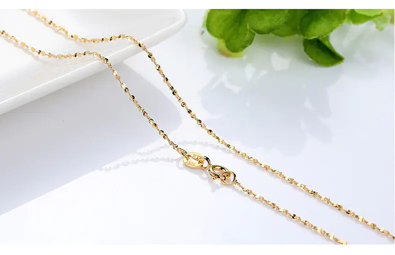 18K Gold Plated Necklace - Choker Style