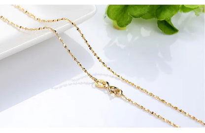 18K Gold Plated Necklace - Choker Style