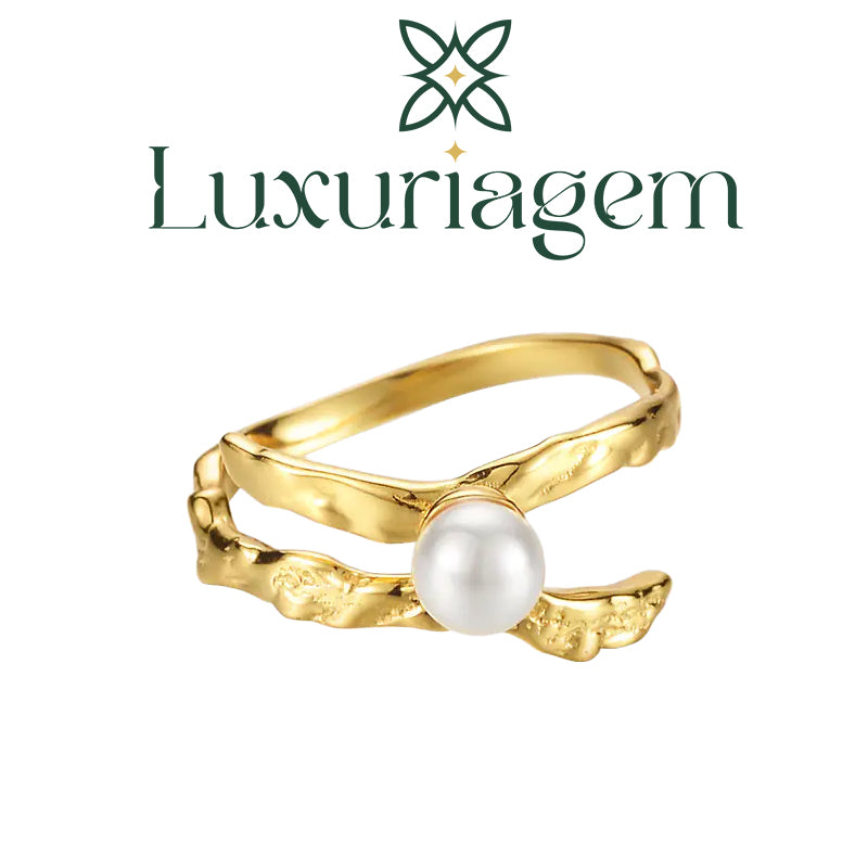 Irregular Silver Texture Ring